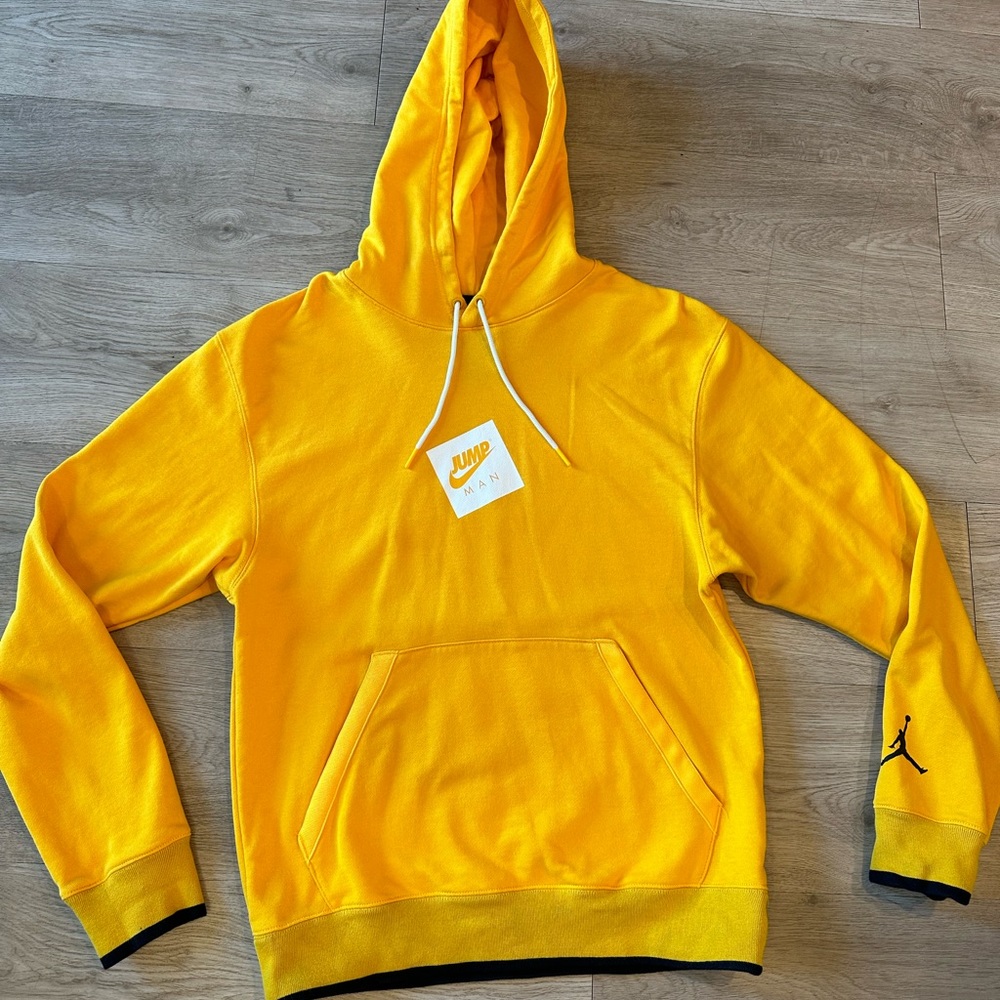 Nike Air Jordan Men’s Yellow Hoodie